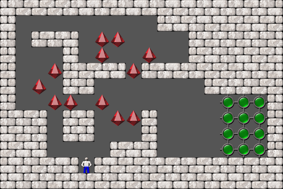 Сокобан More Bugs collections уровень 22